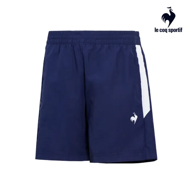 【LE COQ SPORTIF 公雞】防潑水基礎百搭平織運動短褲 男女-多款多色-LOR81881-882_LOR82881-882