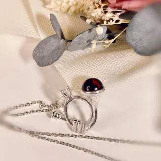 【iTa.a】天然琥珀925純銀項鍊 波羅地海音樂瑰寶-銅管樂器(彌月 生日 訂情 祝壽 自用送禮 