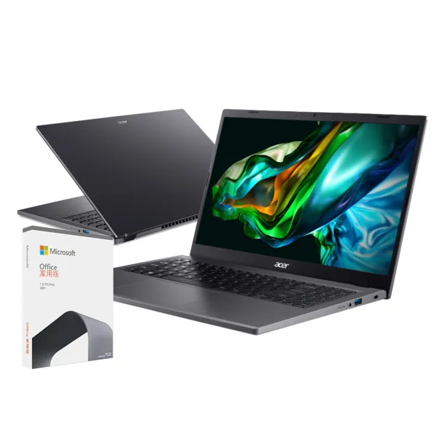 【Acer】Office 2021組★15.6吋i5輕薄筆電(Aspire 5/A515-58P-599T/i5-1335U/8G/512G/W11)