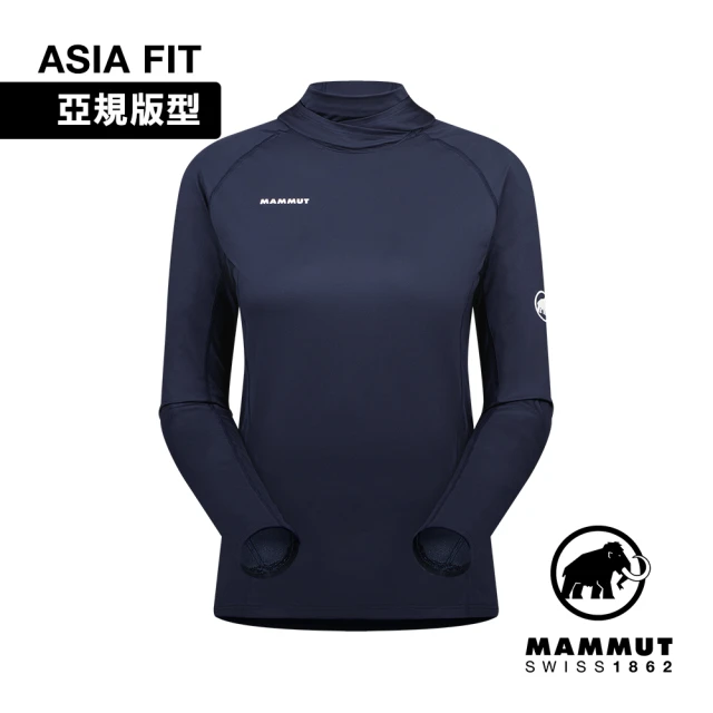 Mammut 長毛象 Selun FL Sun Hoody AF Women 機能套頭連帽上衣 海洋藍 女款 #1016-01410