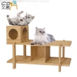【文創集】愛貓5尺實木電視櫃(搭配貓窩活動櫃二個)