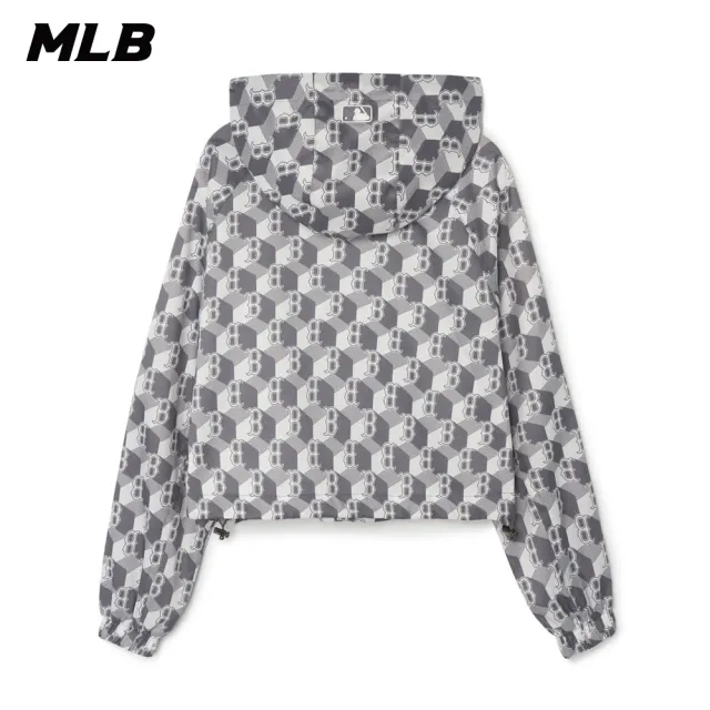 【MLB】女版防風外套 MONOGRAM系列 波士頓紅襪隊(3FWJM0431-43GRS)