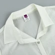 【ILEY 伊蕾】浪漫微透膚抽繩萊賽爾光澤感長版外套(白色；M-XL；1231354003)