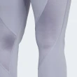【adidas 愛迪達】TE Hiit 78 Tig 女 緊身褲 亞洲版 九分 高強度 高腰 吸濕排汗 銀紫(IC8301)
