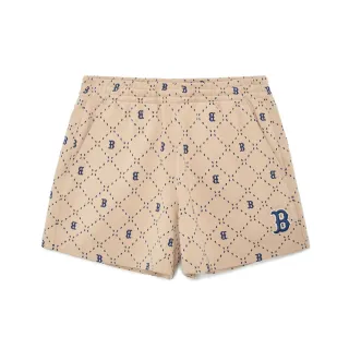 【MLB】女版休閒短褲 MONOGRAM系列 波士頓紅襪隊(3FSPM0133-43SAL)