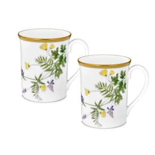 【NORITAKE】富良野之春金邊-馬克對杯(可微波 禮盒組)