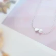 【彩糖鑽工坊】4MM 淡水珍珠項鍊 愛心項鍊(簡愛 系列 淡水珍珠)
