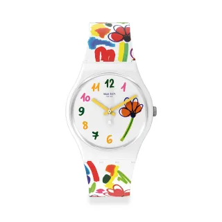 【SWATCH】Gent 原創系列手錶 FLOWERZ 男錶 女錶 瑞士錶 錶(34mm)