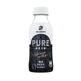 【金車/伯朗】Pure Brew美式咖啡350mlx4入/組
