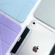 【BOJI 波吉】iPad Air 4/5 10.9吋保護殼 翻隱藏筆槽 透亮背板保護套 Y折/硬底軟邊/右側抽屜筆槽