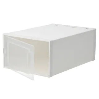 【NITORI 宜得利家居】堆疊式鞋盒矮型 SHUBO-WD(鞋盒 堆疊式 SHUBO)