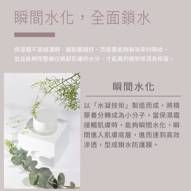 【R’EVE】藍銅胜保濕霜 2入組(超水感保濕效果清爽不黏膩)