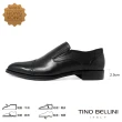 【TINO BELLINI 貝里尼】男款 牛皮雕花橫飾正裝紳士鞋HM2O024(黑)