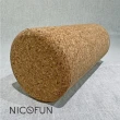【NicoFun 愛定做】天然軟木 瑜珈柱 瑜珈按摩棒 經絡棒筋膜棒 筋膜放鬆 舒展 紓壓(直徑10*長30cm)