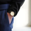 【agnes b.】marcello系列手寫時標簡約腕錶-35mm(VJ21-KCP0K/BH8067J1)