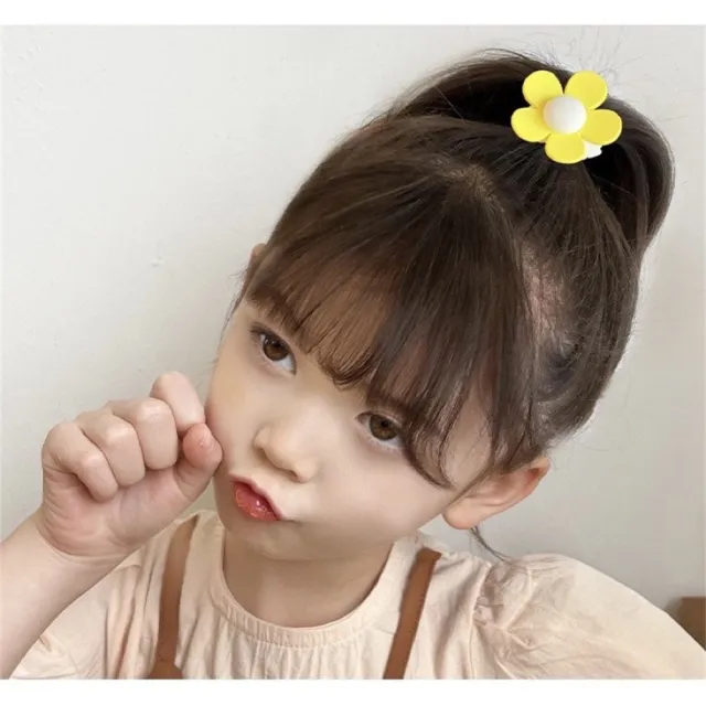 【安朵童舖】現貨韓版兒童卡通大腸圈女童女寶髮圈可愛髮圈髮飾頭飾五入組(8)