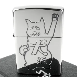 【Zippo】日系-犬派-狗圖案蝕刻加工設計打火機