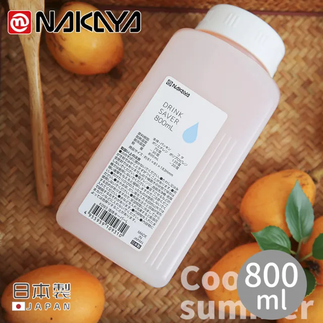 【NAKAYA】日本製方形攜帶式水壺800ml