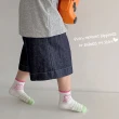 【橘魔法】（5雙一組）多彩繽紛印花精梳棉透氣網眼短襪 (襪子 兒童 中性款 男童 女童 童裝)