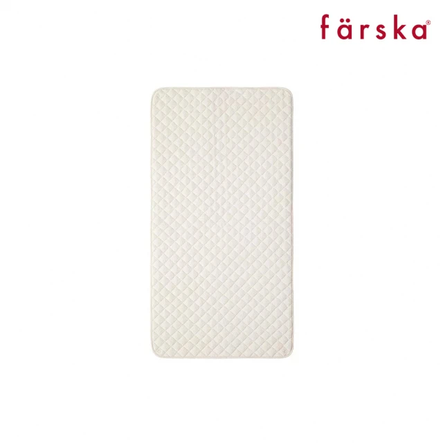 【Farska】柔棉釦式保潔墊Long 60x120-奶油(防水墊 床墊 尿布墊 情人節 禮物 尾牙)
