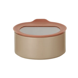 【HOLA】FIKA ONE系列陶瓷保鮮盒600ml-奶茶粉