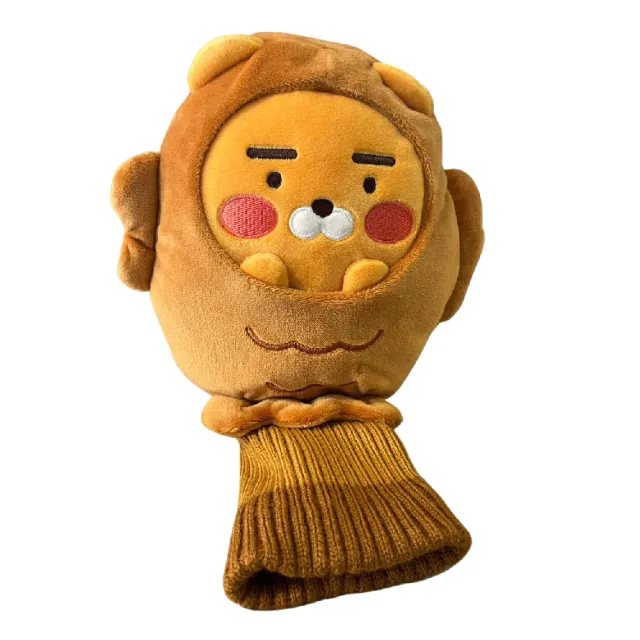 【Kakao Friends】萊恩特版鯛魚燒高爾夫球球道木桿套(可愛造型毛茸茸的配件)