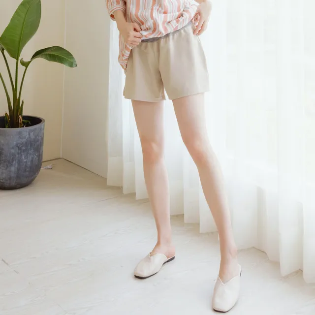 【OB 嚴選】台灣製造吸濕排汗機能美型顯瘦孕婦短褲 《MA0508》