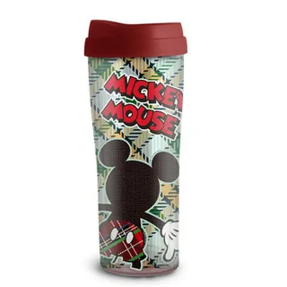 【Disney 迪士尼】米奇布藝隨身杯300ml CL-0005 DSM-1377(售完不補)