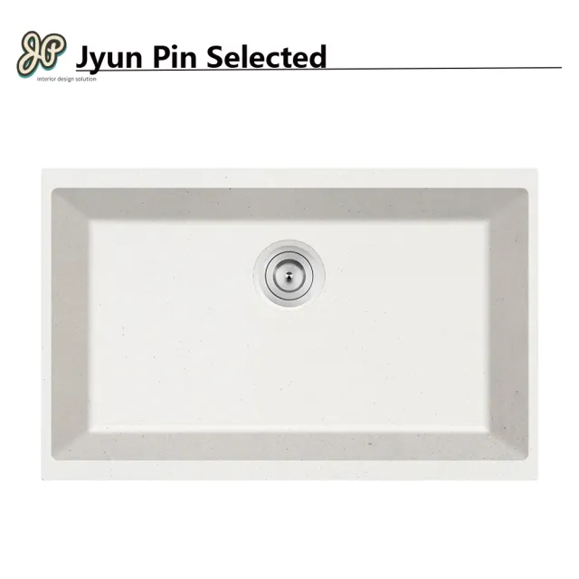【Jyun Pin 駿品裝修】EKS-585 花崗岩單槽(金屬灰 金屬黑 白金)