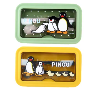 【MUSE 木棉花】企鵝家族環保餐盒(便當盒 餐具)
