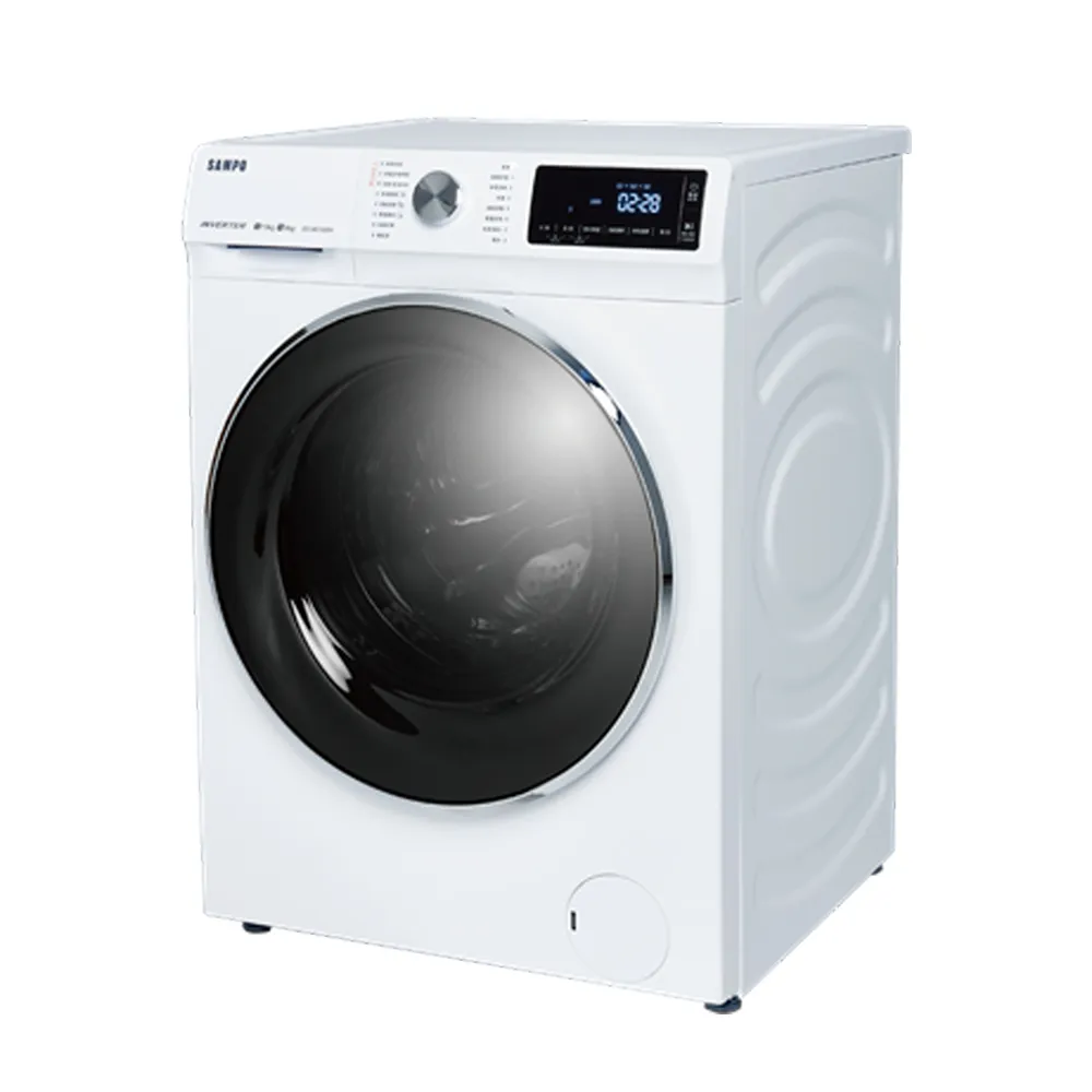 【SAMPO 聲寶】10公斤抑菌蒸能洗變頻滾筒洗衣機(ES-ND10DH)