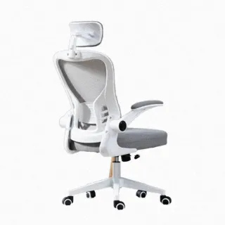 【MGSHOP】馬卡龍色系人體工學椅電腦椅(書桌椅  升降椅 辦公椅)