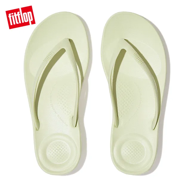 【FitFlop】IQUSHION ERGONOMIC FLIP-FLOPS輕量人體工學夾腳涼鞋-女(薄荷綠)