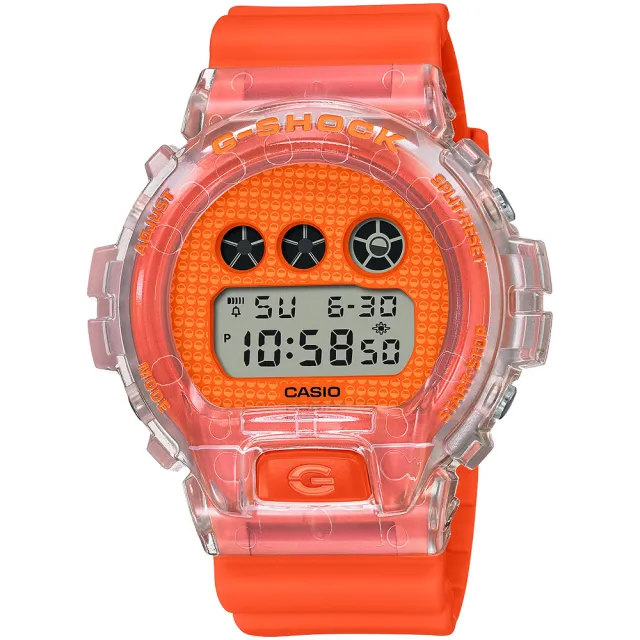 【CASIO 卡西歐】G-SHOCK 扭蛋系列 彩色運動電子錶 畢業禮物(DW-6900GL-4)