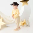 【OB 嚴選】美國棉快乾台灣製可愛雙子星印花寶寶高腰護肚褲嬰幼童裝 《KB1401》
