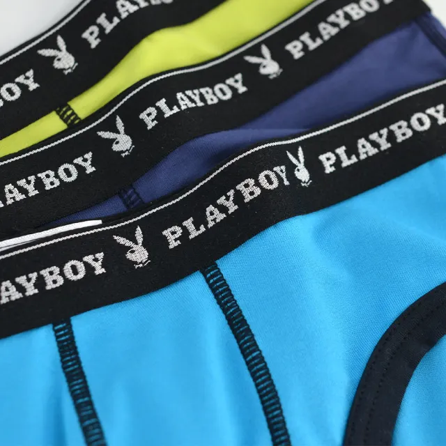 【PLAYBOY】2件組低腰性感沁涼貼身平口/三角褲(吸濕排汗-男內褲)