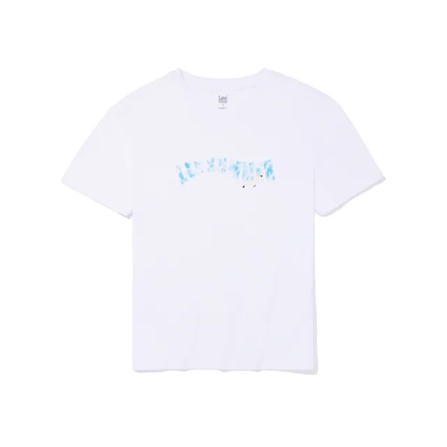【Lee 官方旗艦】女裝 短袖T恤 / 水波折射 SUMMER 共2色 Boyfriend版型(LB302049K11)