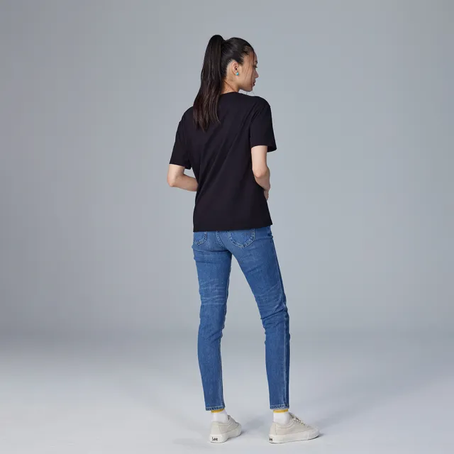 【Lee】出清品-女裝 牛仔褲 / 433 高腰修身窄管 中藍洗水(LL220332194)