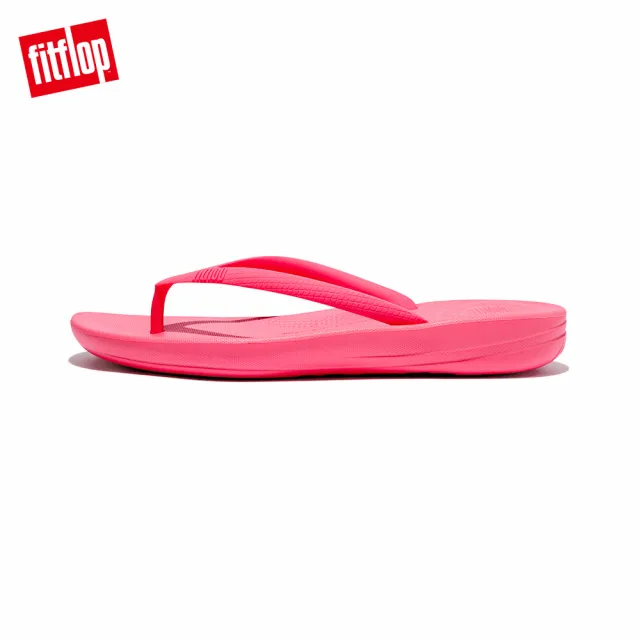 【FitFlop】IQUSHION ERGONOMIC FLIP-FLOPS輕量人體工學夾腳涼鞋-女(粉色)