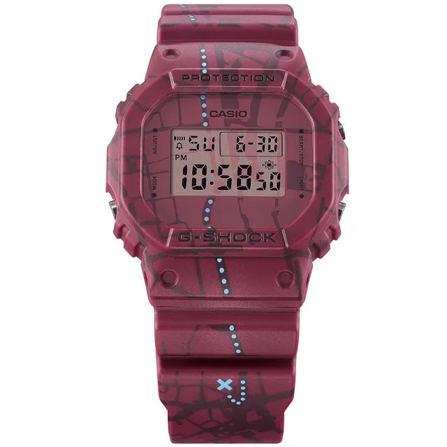 【CASIO 卡西歐】G-SHOCK 澀谷尋寶 街頭復古風電子錶 送禮 禮物 推薦(DW-5600SBY-4)