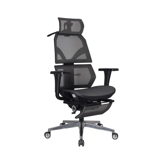 【完美主義】艾索多功能人體工學椅-鋁合金腳(電腦椅/辦公椅)