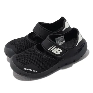 【NEW BALANCE】童鞋 208 V2 Sandal SB2 寬楦 中童 大童 黑 魔鬼氈 護趾 休閒鞋 NB 紐巴倫(YO208SB2-W)