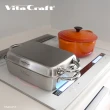 【VitaCraft】全面五層不鏽鋼複合金高導熱萬用烤鍋4件組(不挑爐具/附蓋/濾網)