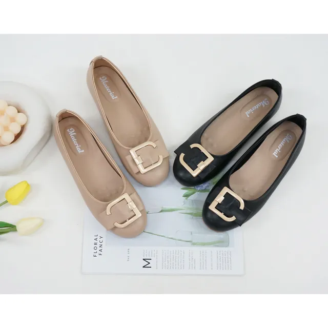 【MATERIAL 瑪特麗歐】女鞋包鞋 加大尺碼優雅金屬扣包鞋  TG52906(包鞋)