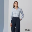 【SST&C 最後55折】淺冰藍基礎款V領修身襯衫7562302002