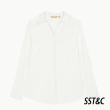 【SST&C 最後55折】白色基礎款V領修身襯衫7562302001