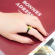 【金品坊】黃金戒指兔Rich水晶戒指 0.07錢±0.02(純金999.9、純金戒指、水晶戒指)