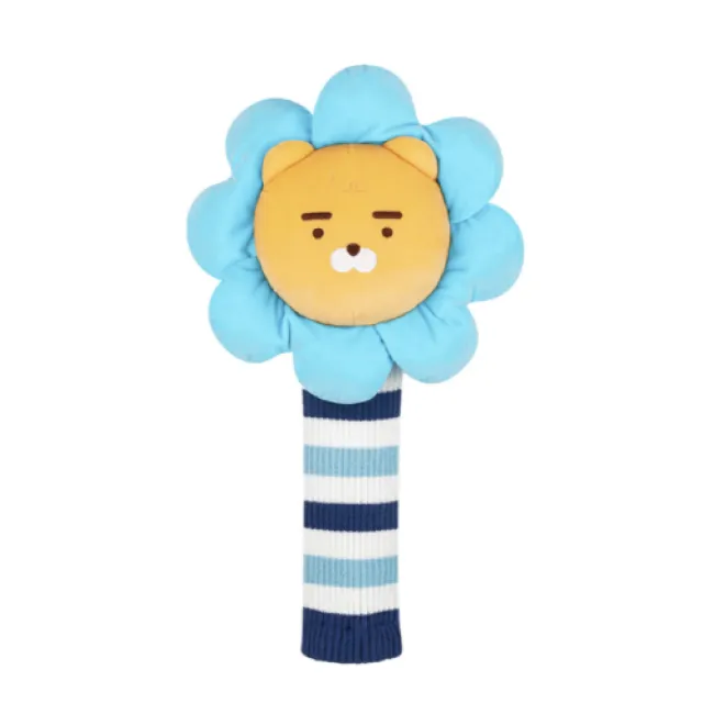 【Kakao Friends】萊恩花朵高爾夫開球木桿套(可愛造型毛茸茸的配件)