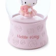 【JARLL 讚爾藝術】Hello Kitty 愛獻玫瑰 水晶球音樂盒(官方授權)
