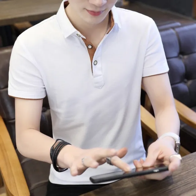 【JP服飾】現貨 M-4XL男POLO衫 高品質商務POLO 薄款/透氣/好穿(男POLO衫 商務POLO 1536)